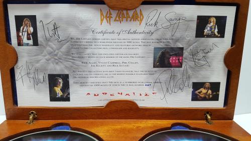 Def Leppard Adrenalize Collectors Box UK CD Album Box Set